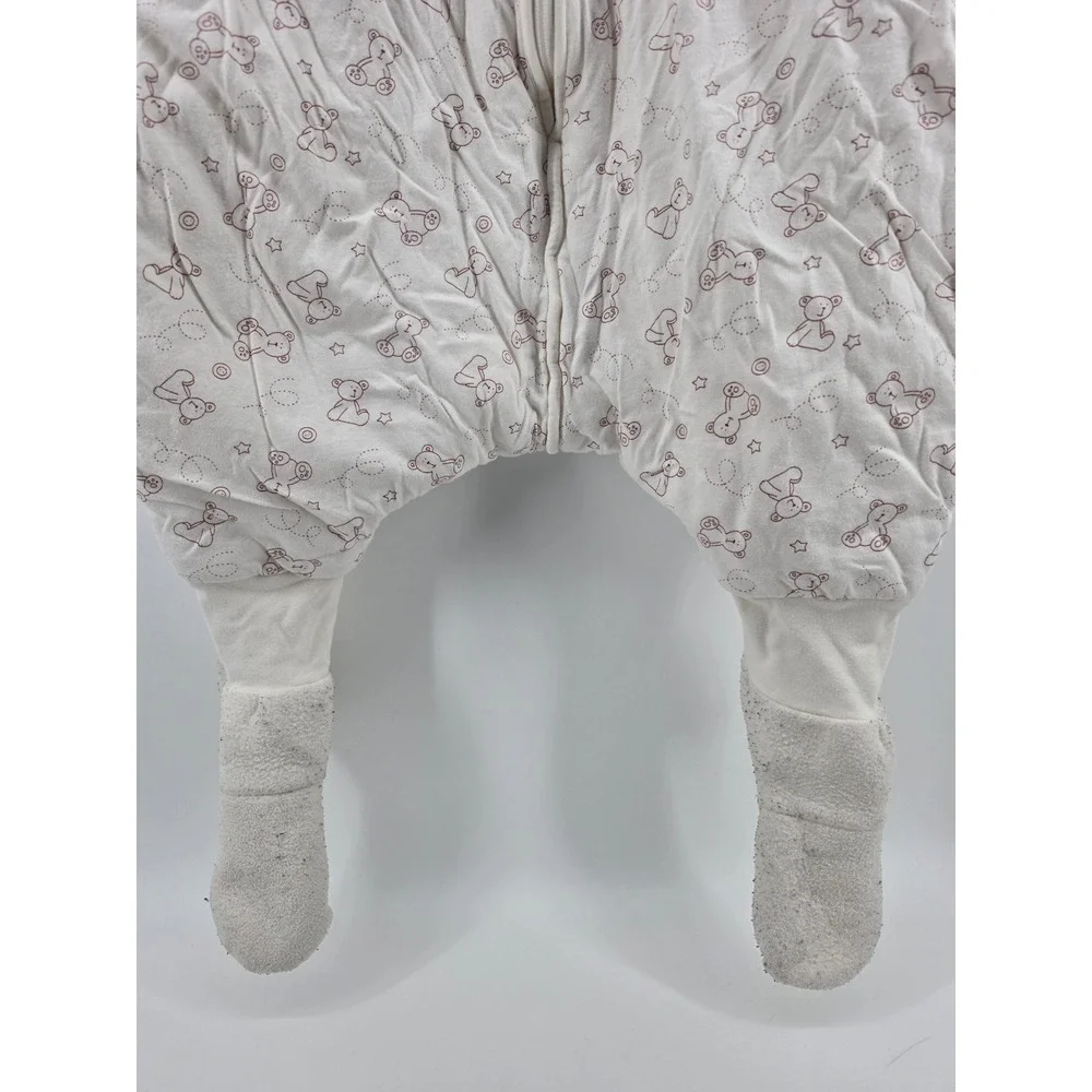 Set of 2 SlumberSafe Cotton Sleeping Bag with Feet Owl Bear Print 3-4 Years